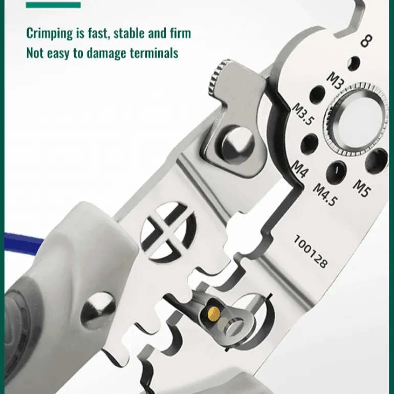 Adjustable Automatic Wire Stripper and Crimper Tool