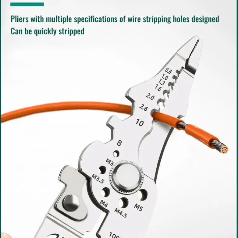 Adjustable Automatic Wire Stripper and Crimper Tool