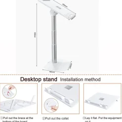 Adjustable Ergonomic Laptop Stand - Height-Adjustable Desk Accessory