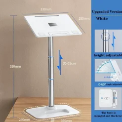 Adjustable Ergonomic Laptop Stand - Height-Adjustable Desk Accessory