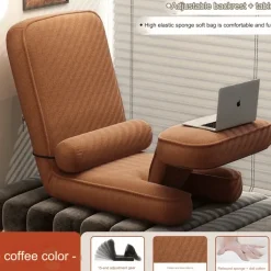 Adjustable Japanese Floor Sofa - Multi-Angle Legless Couch