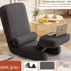 Adjustable Japanese Floor Sofa - Multi-Angle Legless Couch