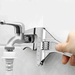Adjustable Plumbing Wrench - Multi-Function Bathroom Tool