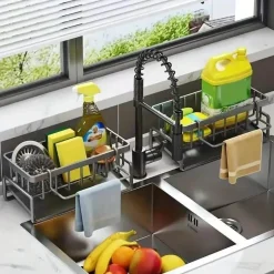 Adjustable Utility Sink Rack - Talloy Organizer