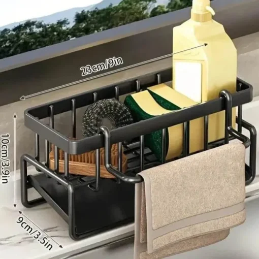 Adjustable Utility Sink Rack - Talloy Organizer - Zusammen Dekor