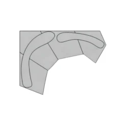 Adèle Sectional Sofa - Modern Comfort Living Room Furniture