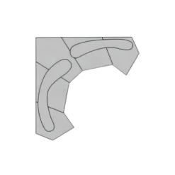 Adèle Sectional Sofa - Modern Comfort Living Room Furniture