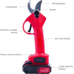 Akku-Gartenschere - Tragbarer Astschere