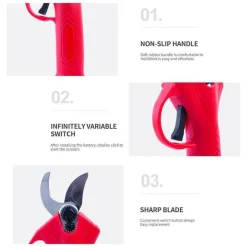 Akku-Gartenschere - Tragbarer Astschere