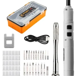 Akku-Mini-Elektroschrauber-Set – Kompaktes Elektrowerkzeug für schnelle Reparaturen