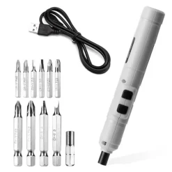 Akku-Mini-Elektroschrauber-Set – Kompaktes Elektrowerkzeug für schnelle Reparaturen