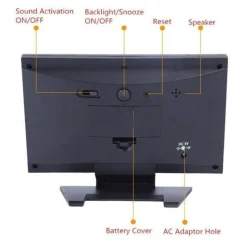 Alarm Pro LCD-Wetterstationsuhr