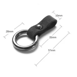 Alcantara Schlüsselanhänger - Elegantes Schlüsselanhänger-Accessoire