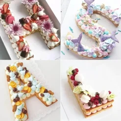 Alphabet-Kuchenformen – Anpassbares Backwerkzeug zum Dekorieren von Kuchen