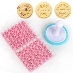 Alphabet-Plätzchen-Stempel-Set, lustige Backformen für kreative Dekoration