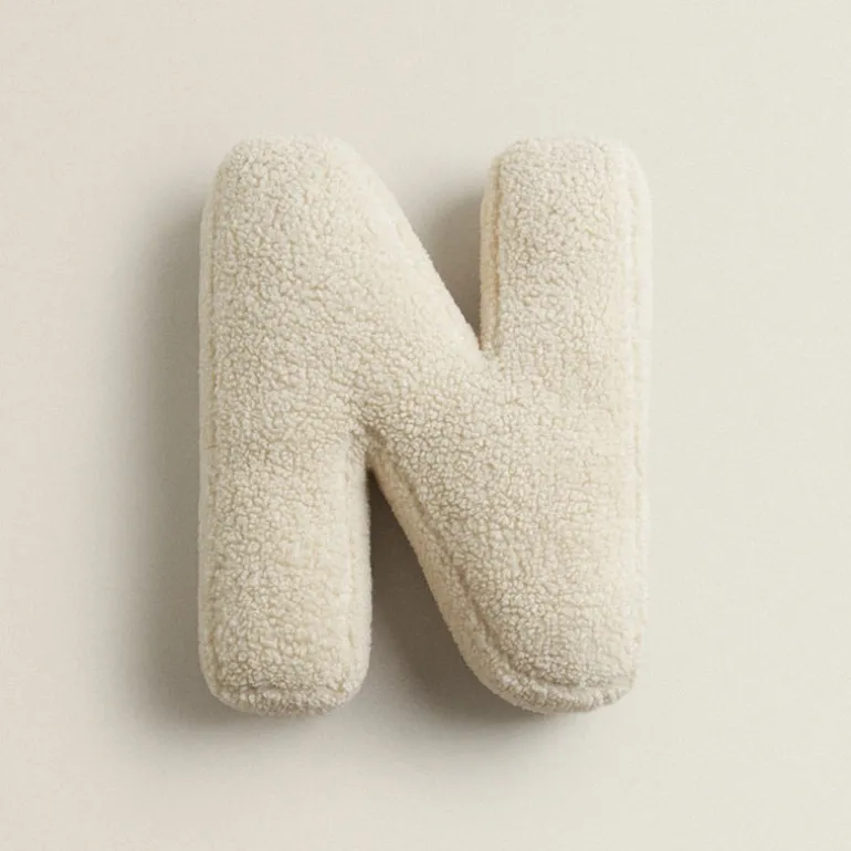 Alphora Alphabet Letter Fleece Pillow – Cozy Decorative A-Z Cushions