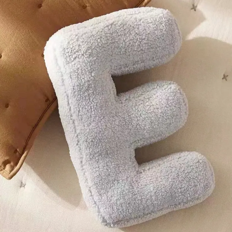 Alphora Alphabet Letter Fleece Pillow – Cozy Decorative A-Z Cushions