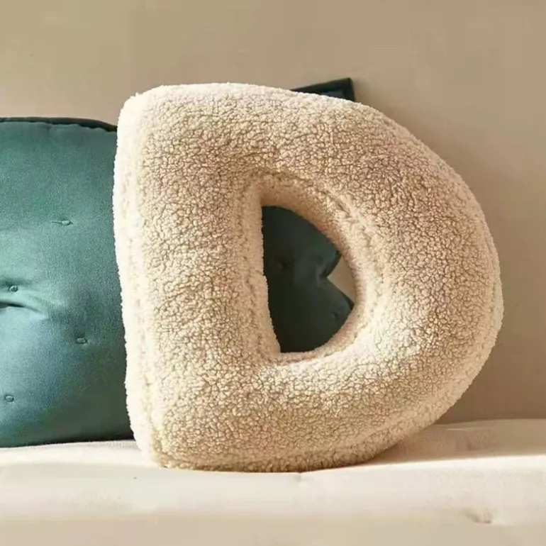 Alphora Alphabet Letter Fleece Pillow – Cozy Decorative A-Z Cushions