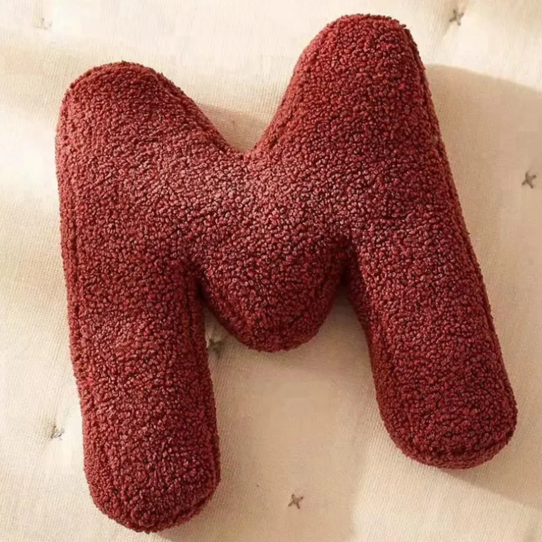Alphora Alphabet Letter Fleece Pillow – Cozy Decorative A-Z Cushions
