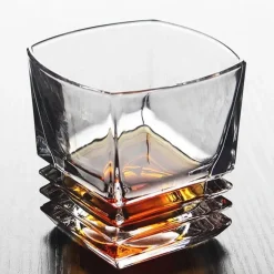Altmodisches Whiskybecher-Set – Scotch-Bourbon-Gläser für Cocktails