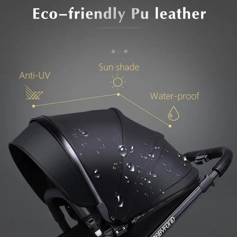 Aluminium 3-in-1 Kinderwagen - Modernes, stilvolles Design