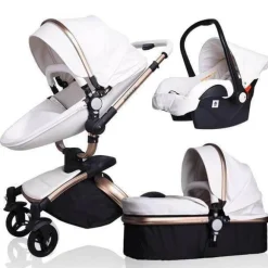 Aluminium 3-in-1 Kinderwagen - Modernes, stilvolles Design