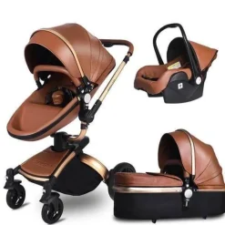 Aluminium 3-in-1 Kinderwagen - Modernes, stilvolles Design
