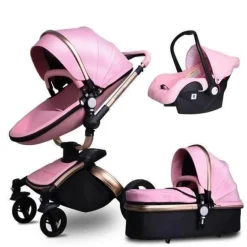 Aluminium 3-in-1 Kinderwagen - Modernes, stilvolles Design