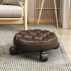 Aluminum Alloy Low Stool - Elegant Lazy Home Furniture