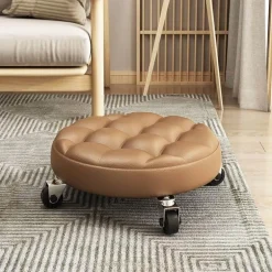 Aluminum Alloy Low Stool - Elegant Lazy Home Furniture