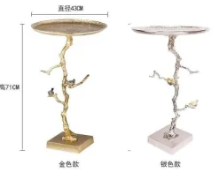 Aluminum Coffee Table - Modern Tree Branch Design Minimalist Furniture