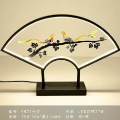 Aluminum Ring Table Lamp - Modern Creative Lighting