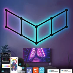 Ambient App-gesteuerte Mosaik-Wandlampe – Smartes LED-Licht