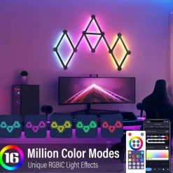 Ambient App-gesteuerte Mosaik-Wandlampe – Smartes LED-Licht