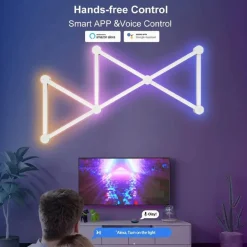 Ambient App-gesteuerte Mosaik-Wandlampe – Smartes LED-Licht