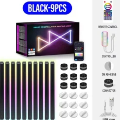 Ambient App-gesteuerte Mosaik-Wandlampe – Smartes LED-Licht