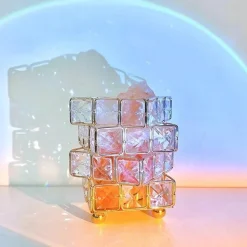 Ambient Crystal Cube Light - Schimmernde Stimmungslampe