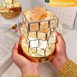 Ambient Crystal Cube Light - Schimmernde Stimmungslampe
