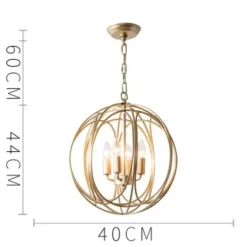 American Style Art Chandelier - Creative Home Decor Lighting