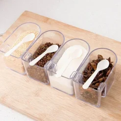 An der Wand montierter, drehbarer Gewürz-Organizer – mehrschichtige Aufbewahrungslösung