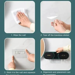 An der Wand montiertes, wasserdichtes Badezimmer-Aufbewahrungsregal – eine organisierte Regallösung