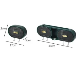 An der Wand montiertes, wasserdichtes Badezimmer-Aufbewahrungsregal – eine organisierte Regallösung