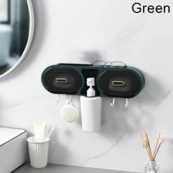 An der Wand montiertes, wasserdichtes Badezimmer-Aufbewahrungsregal – eine organisierte Regallösung