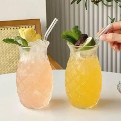 Ananas-Cocktailglas – 480 ml, geprägtes Trinkgeschirr für die Hausbar