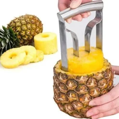 Ananasschneider – Einfacher und schneller Ananasschneider aus Edelstahl