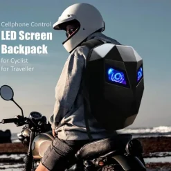 Anpassbarer Reiserucksack mit LED-Bildschirm