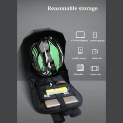 Anpassbarer Reiserucksack mit LED-Bildschirm