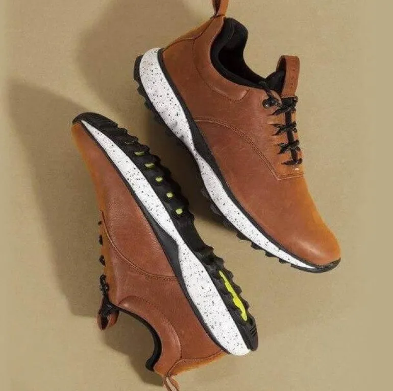Antibakterielle Leder Outdoor Casual Herrenschuhe