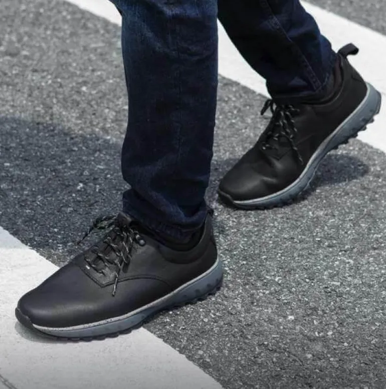 Antibakterielle Leder Outdoor Casual Herrenschuhe