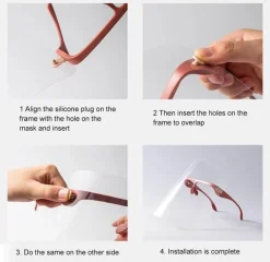 Antibeschlag-Gesichtsschutz zum Kochen – Transparenter Lebensmittelsicherheitsschutz